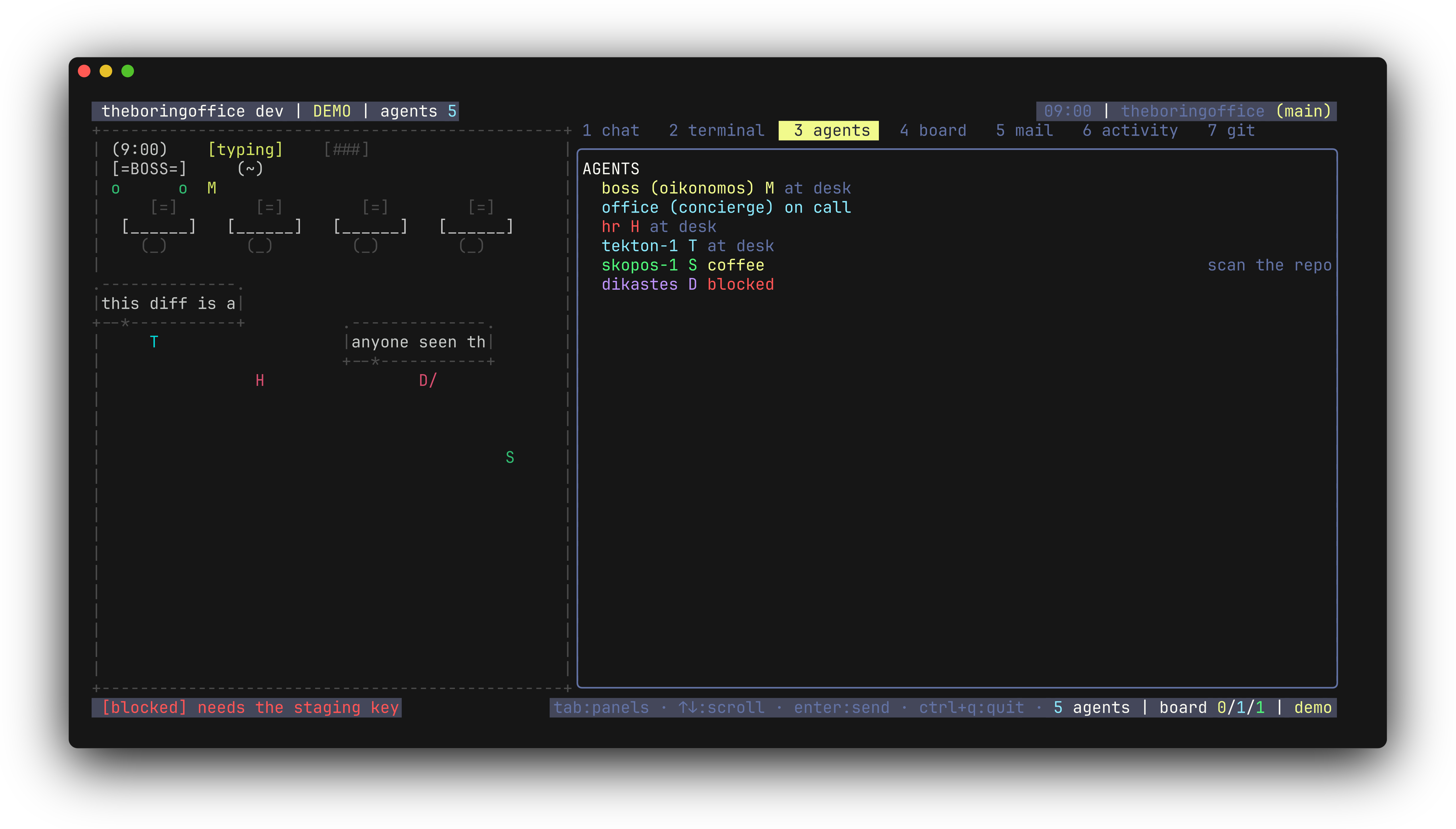 theboringfloor dracula theme applied to the floor and sidebar